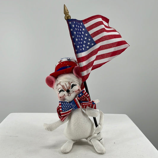 Patriotic Boy Mouse Annalee Doll