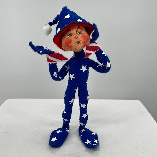 Patriotic Star Elf Annalee Doll