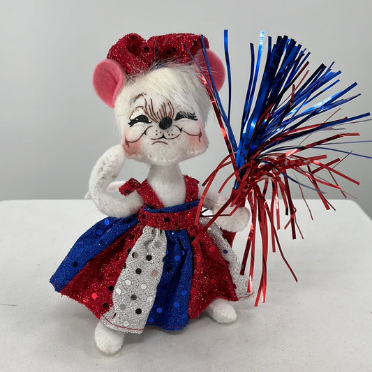 Patriotic Girl Mouse Annalee Doll