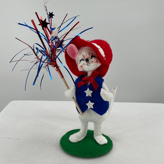 July 4th Fireworks Mouse Annalee Doll