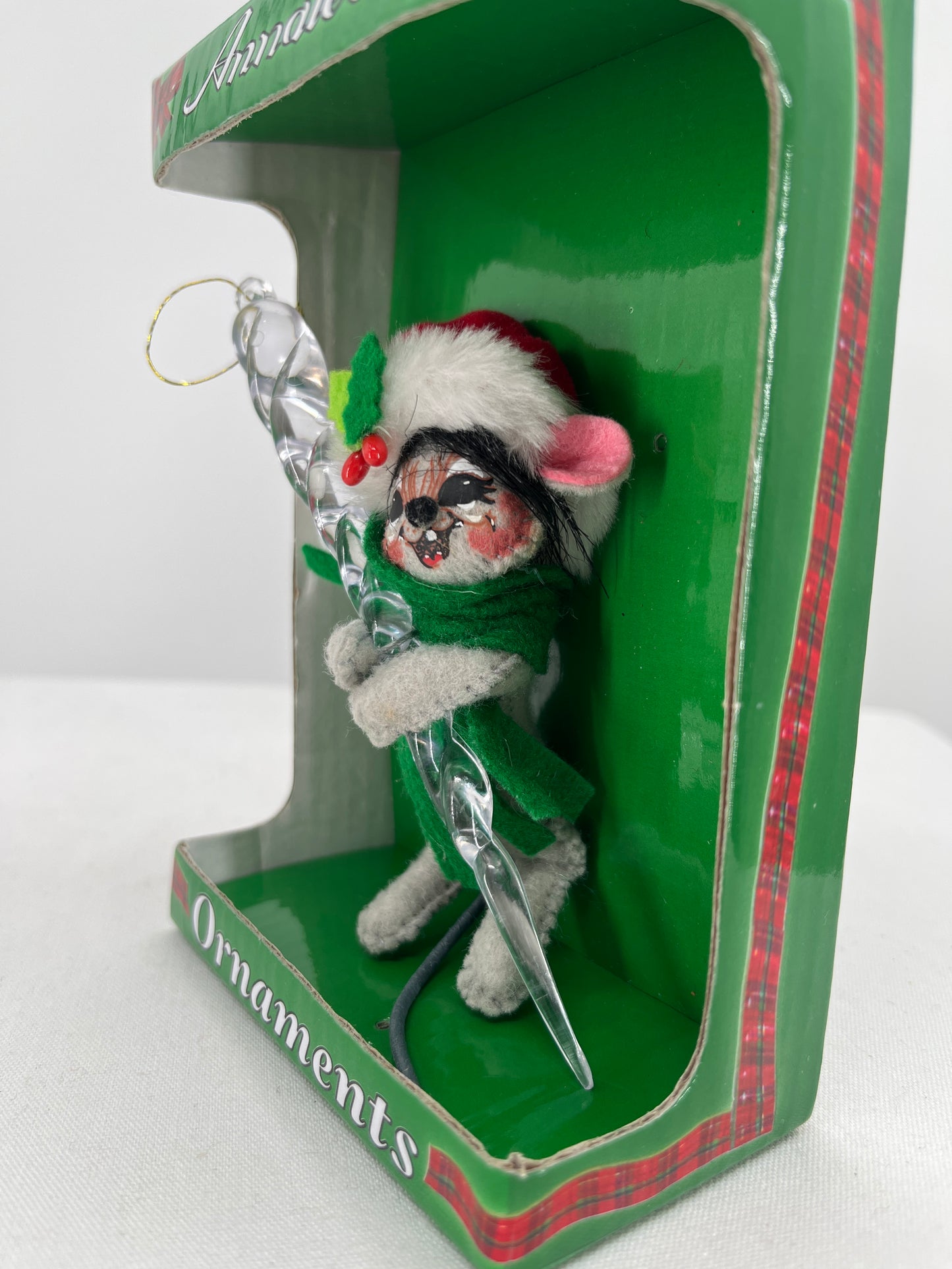 Icicle Mouse Annalee Doll Ornament 3”