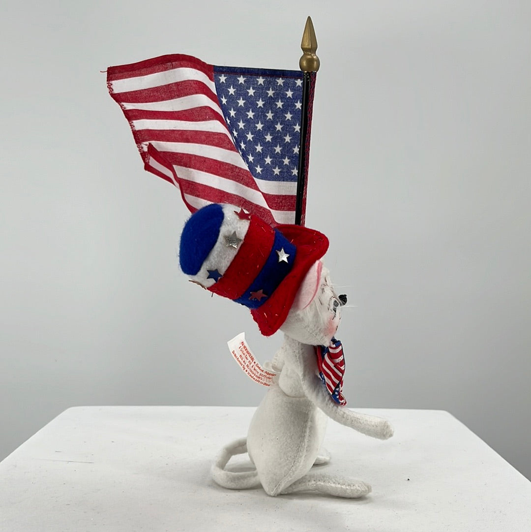 Patriotic Boy Mouse Annalee Doll