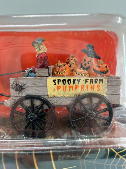 Lemax Spookytown Pumpkin Wagon Table Accent