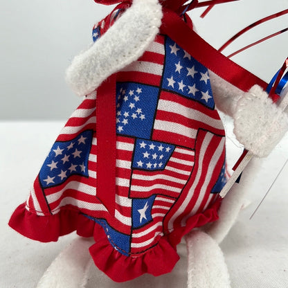 July 4th Sparkler Girl Mouse Annalee Doll