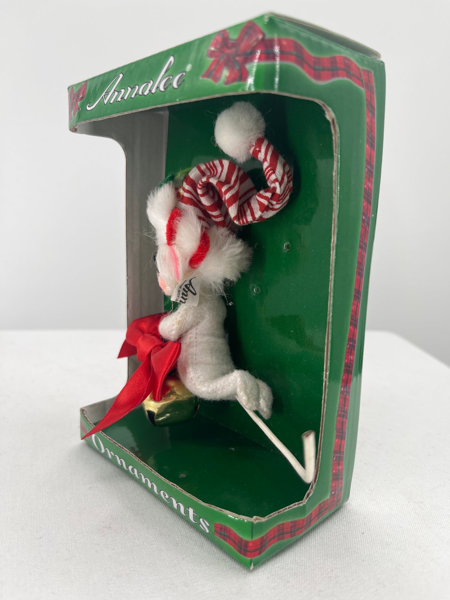 Ring in the Season Mouse Annalee Doll Ornament 3”