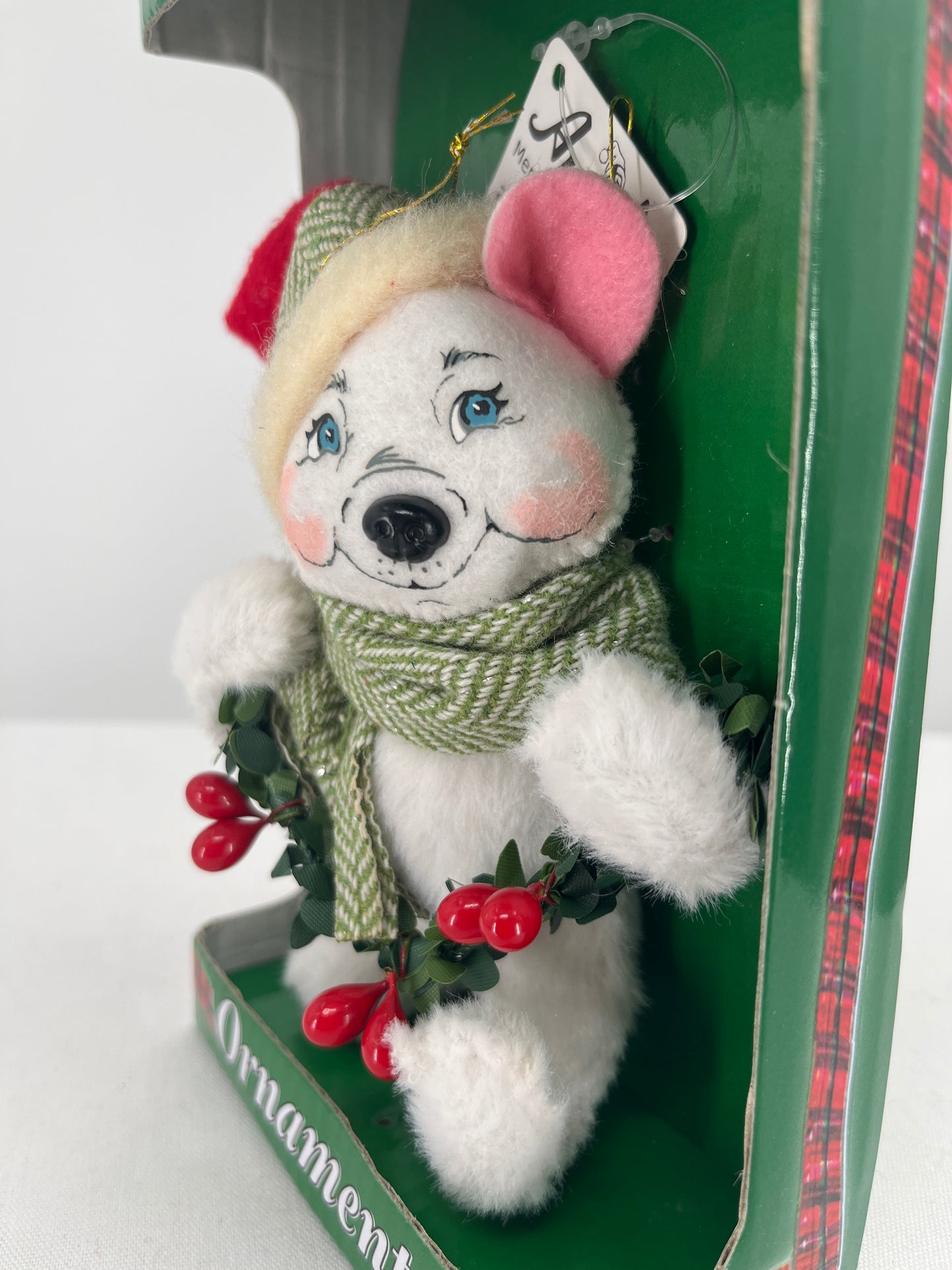 Annalee Doll Alpine Bear Christmas Ornament 5”