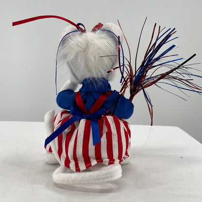 Patriotic Girl Mouse Annalee Doll