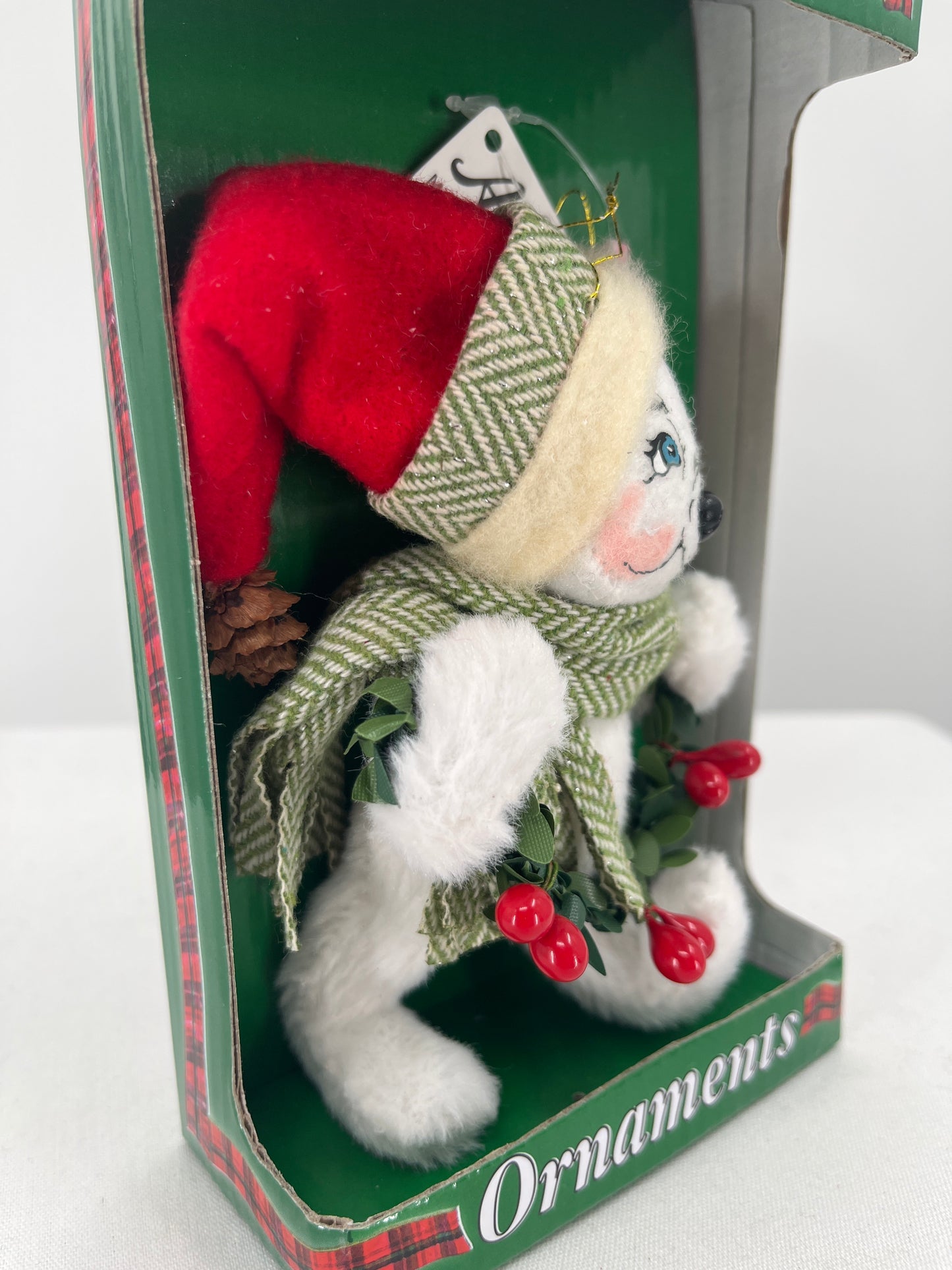 Annalee Doll Alpine Bear Christmas Ornament 5”