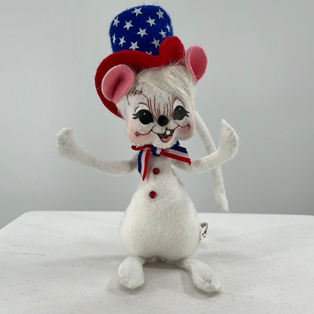 Patriotic Boy Mouse Annalee Doll