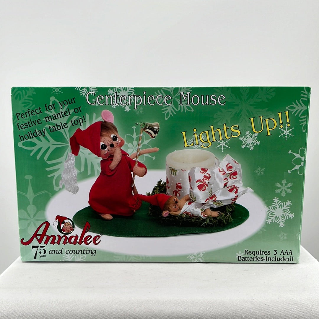 Centerpiece Mouse Christmas Annalee Doll 6"