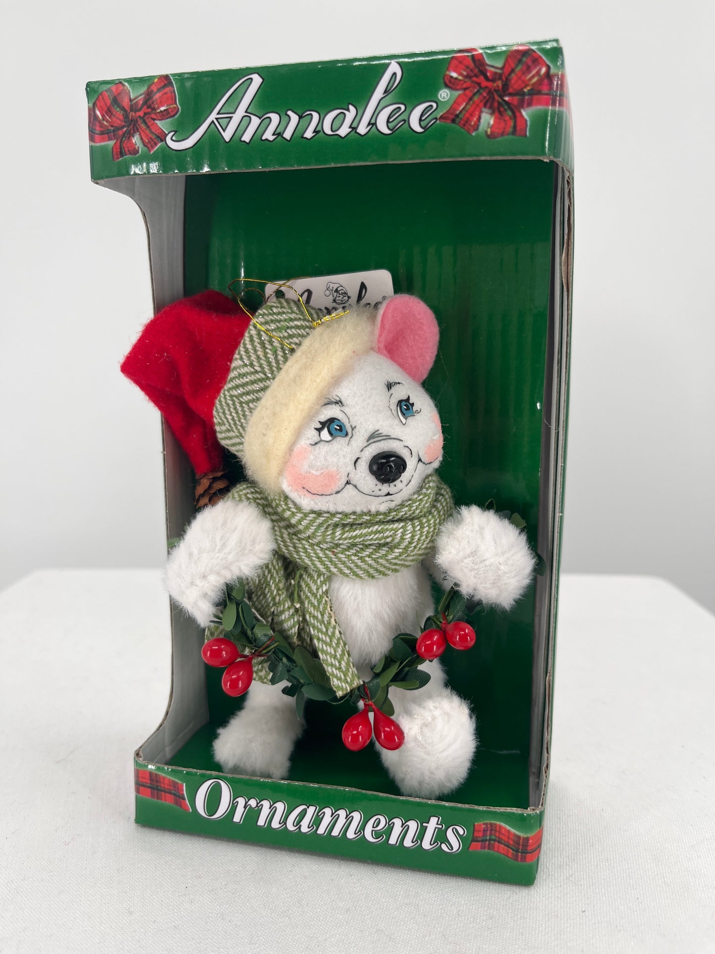 Annalee Doll Alpine Bear Christmas Ornament 5”