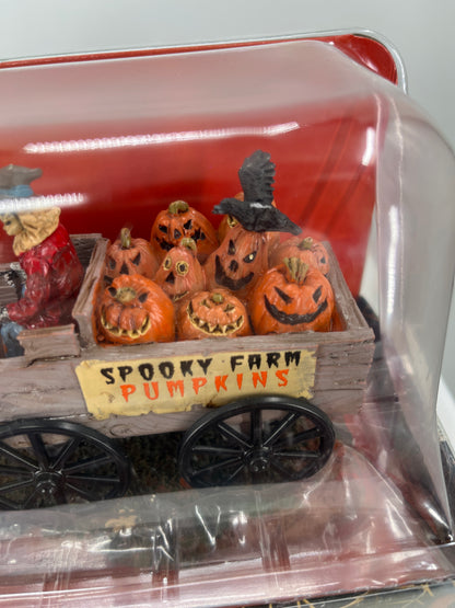 Lemax Spookytown Pumpkin Wagon Table Accent