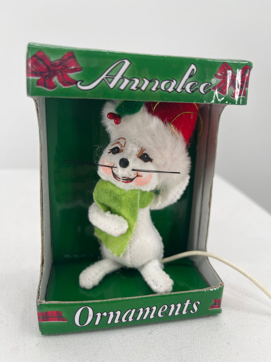 Snowflake Mouse Annalee Doll Ornament 3"