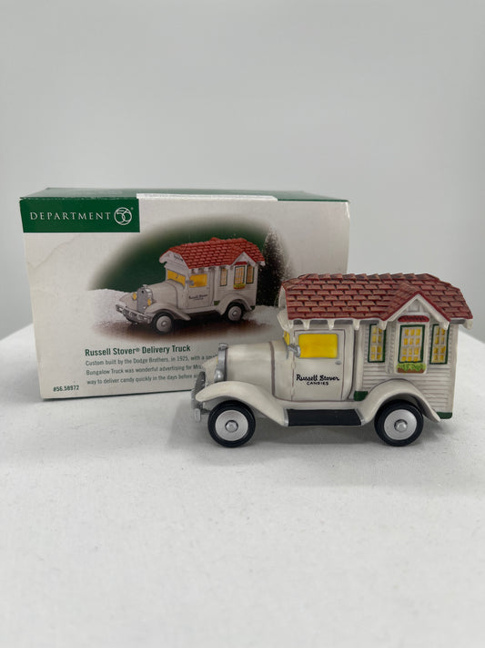 Department 56 Christmas in the City Russel Stover Delivery Truck