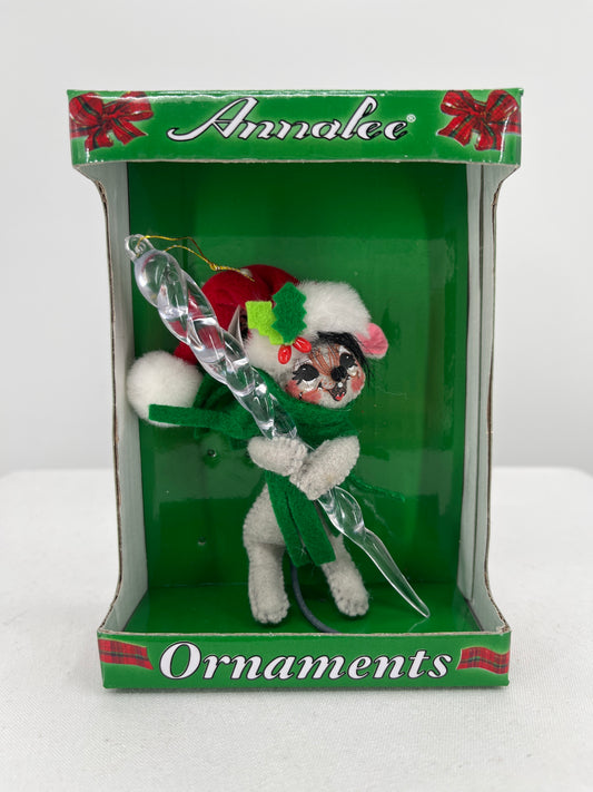 Icicle Mouse Annalee Doll Ornament 3”