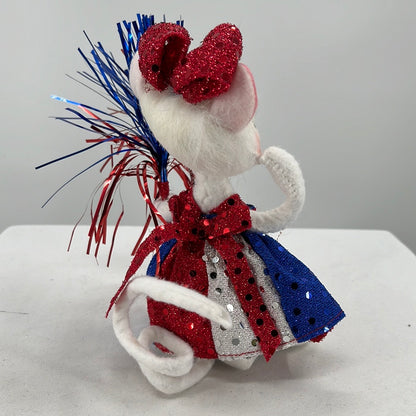 Patriotic Girl Mouse Annalee Doll