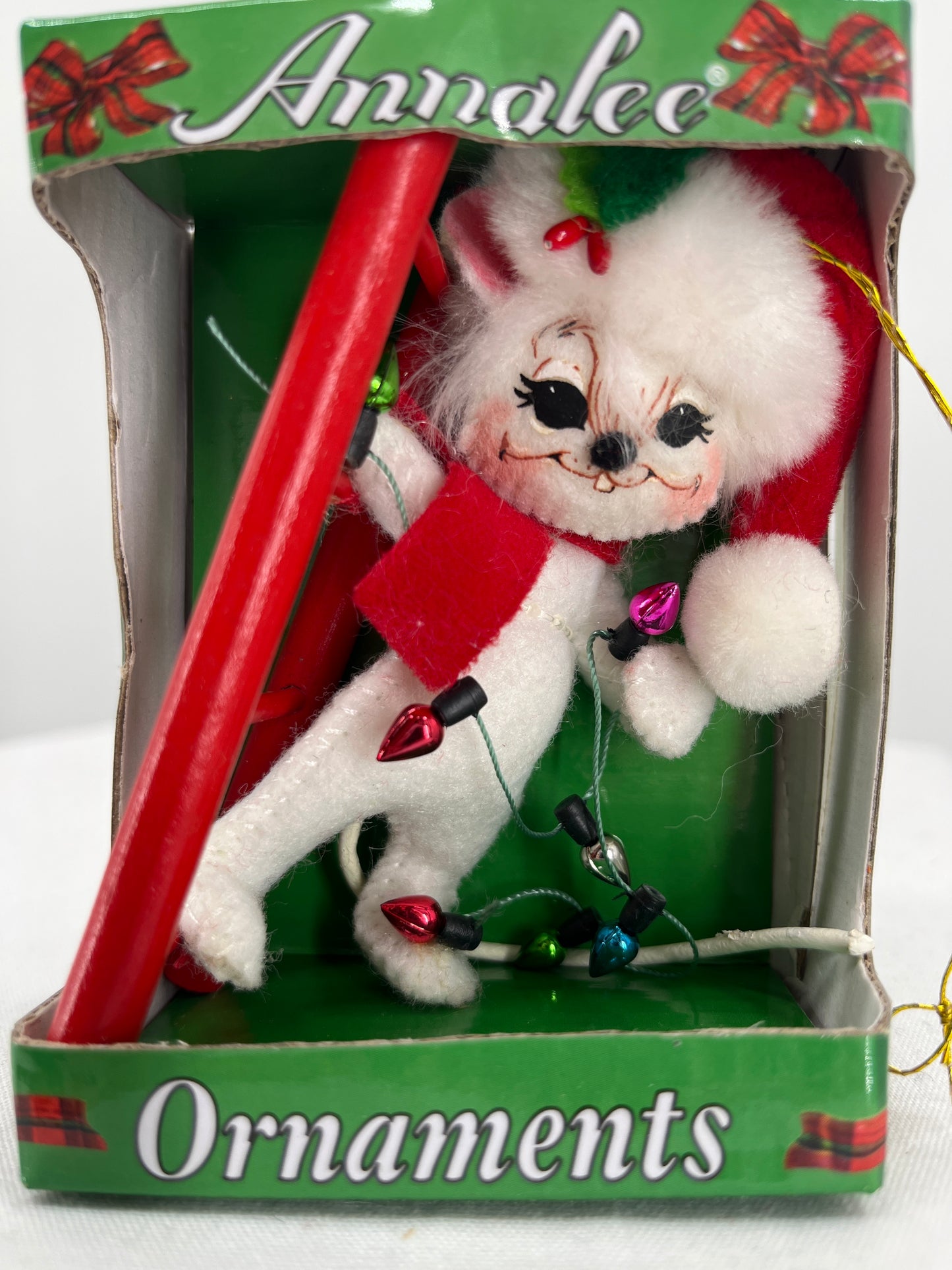 Light Up My Tree Mouse Annalee Doll Ornament 3”