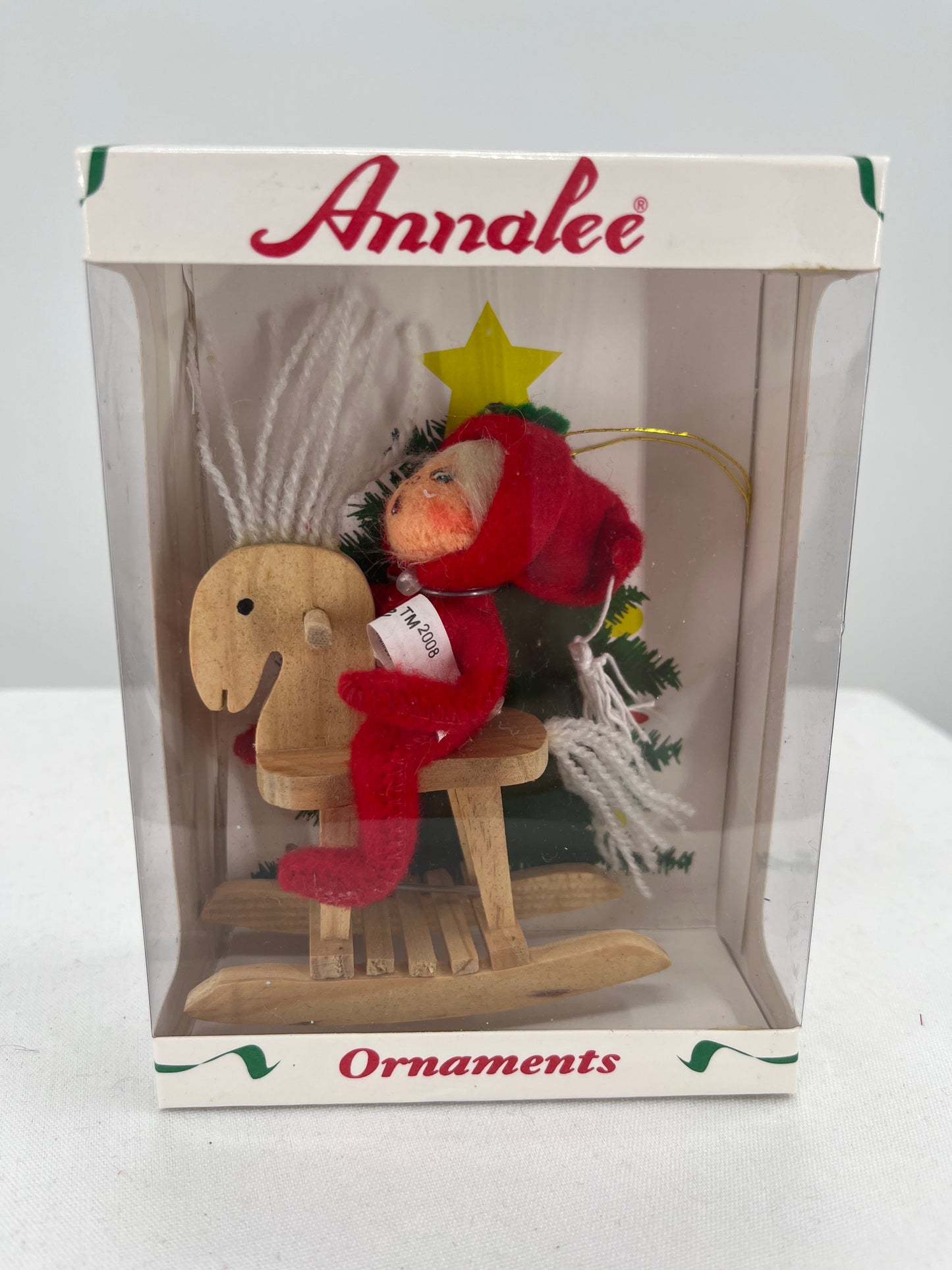 Rocking Horse Kid Annalee Doll Ornament 3”