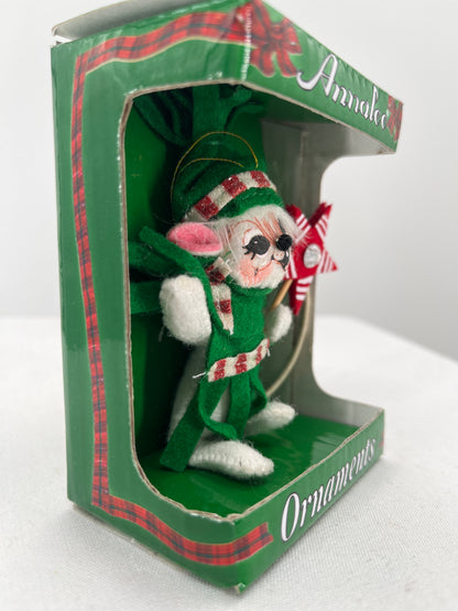 Candy Star Mouse Annalee Doll Ornament 3”