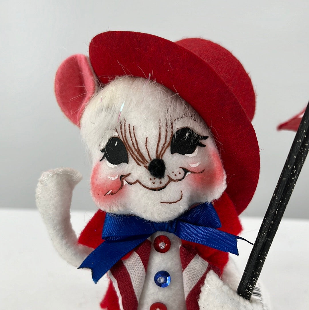 Patriotic Boy Mouse Annalee Doll