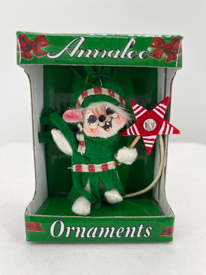 Candy Star Mouse Annalee Doll Ornament 3”