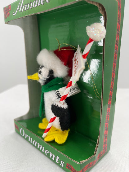 North Pole Penguin Annalee Doll Ornament 4”