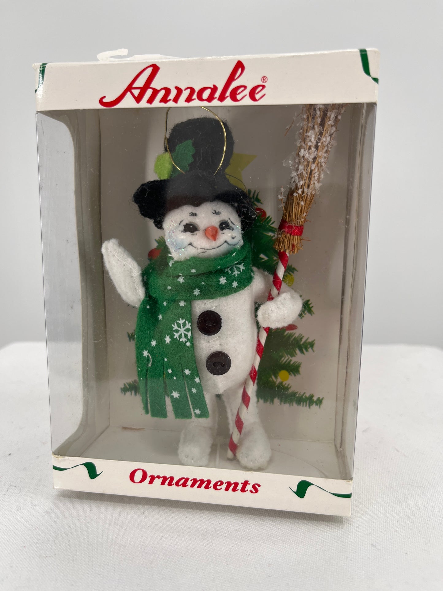 Classic Snowman Annalee Doll Ornament 4”