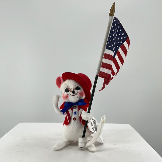 Patriotic Boy Mouse Annalee Doll