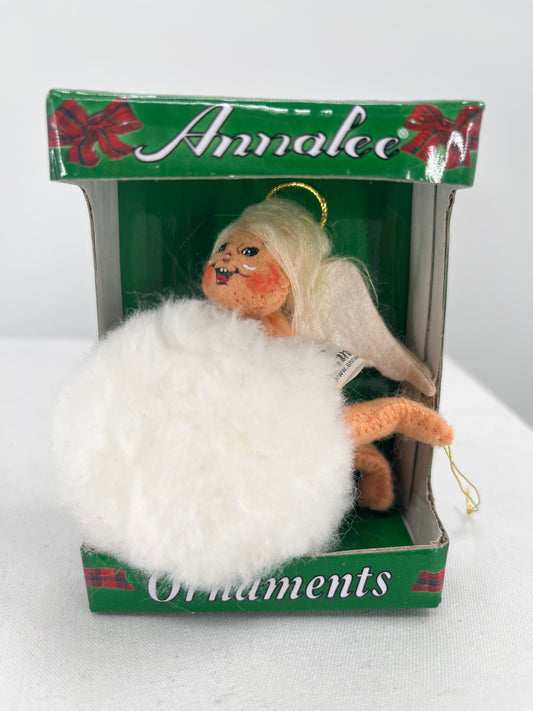 Annalee Doll Elegant Angel Christmas Ornament 3”