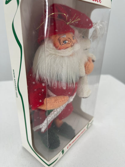 PJ Santa Claus Annalee Doll Ornament 5”