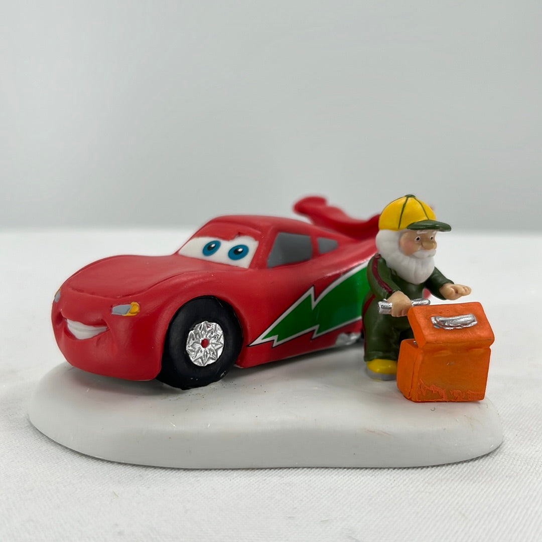 Department 56 North Pole Series Disney Pixar Cars Lightening s Ready for Christmas