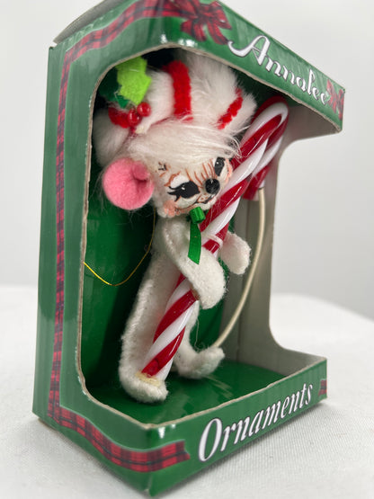 Sweet Candy Mouse Annalee Doll Ornament 3”