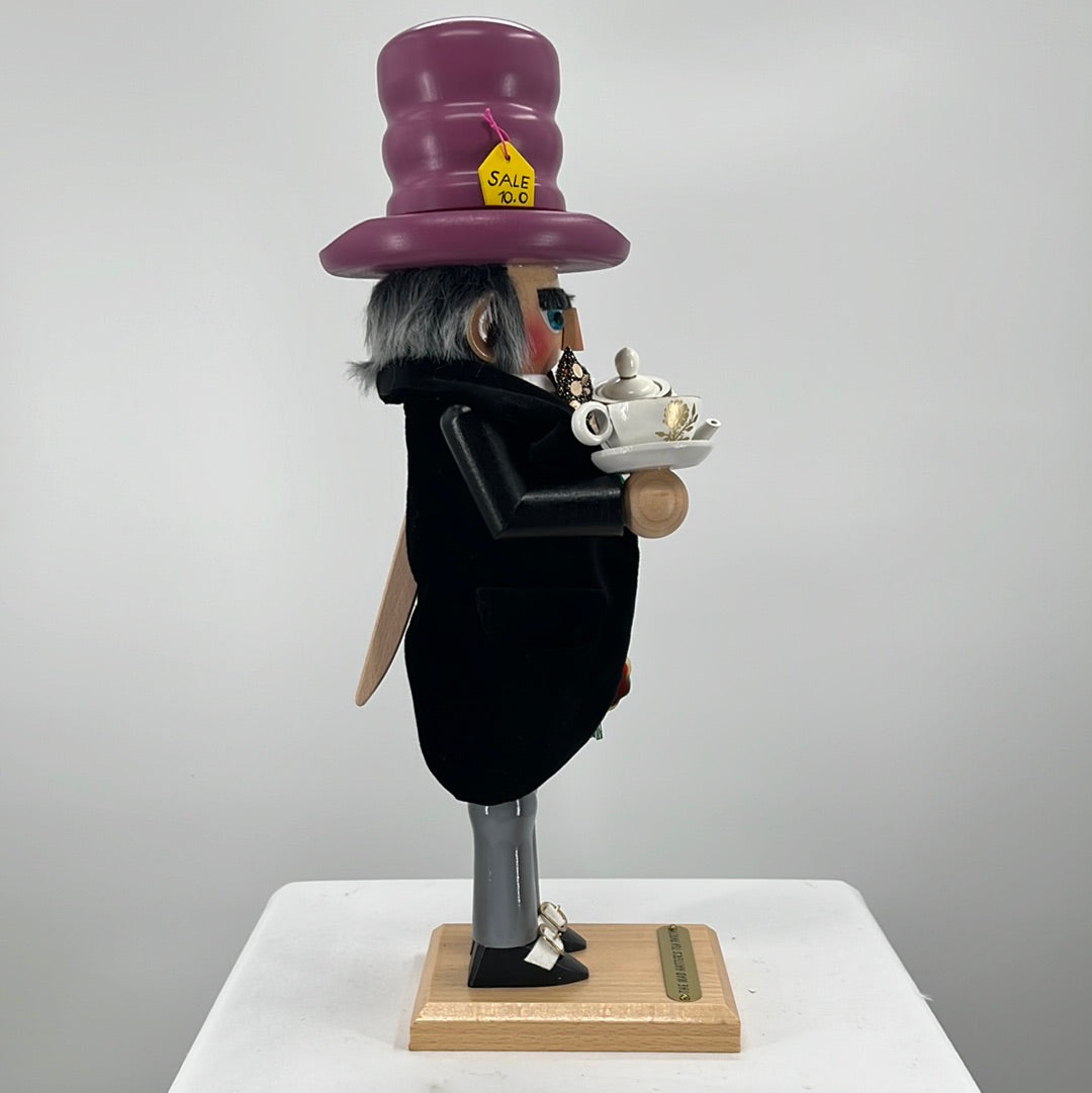 Steinbach Mad Hatter Nutcracker, side view.