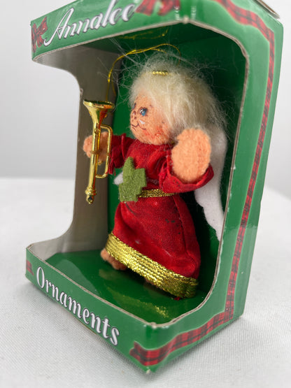 Christmas Delights Angel Annalee Doll Ornament 3”