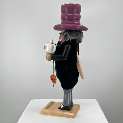 Steinbach Mad Hatter Nutcracker, side view.