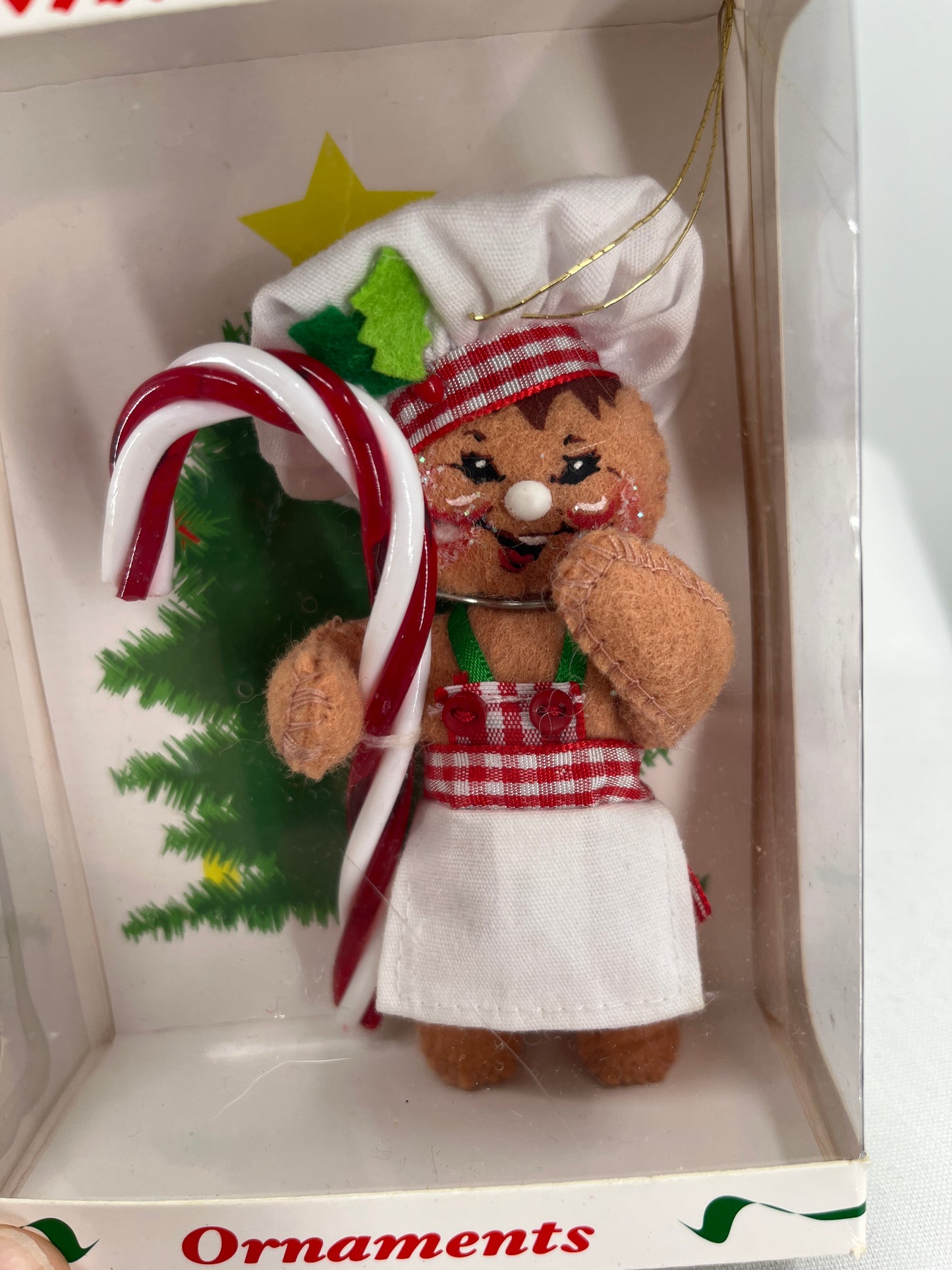 Sweet Gingerbread Ornament Annalee Doll