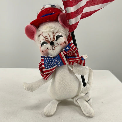 Patriotic Boy Mouse Annalee Doll