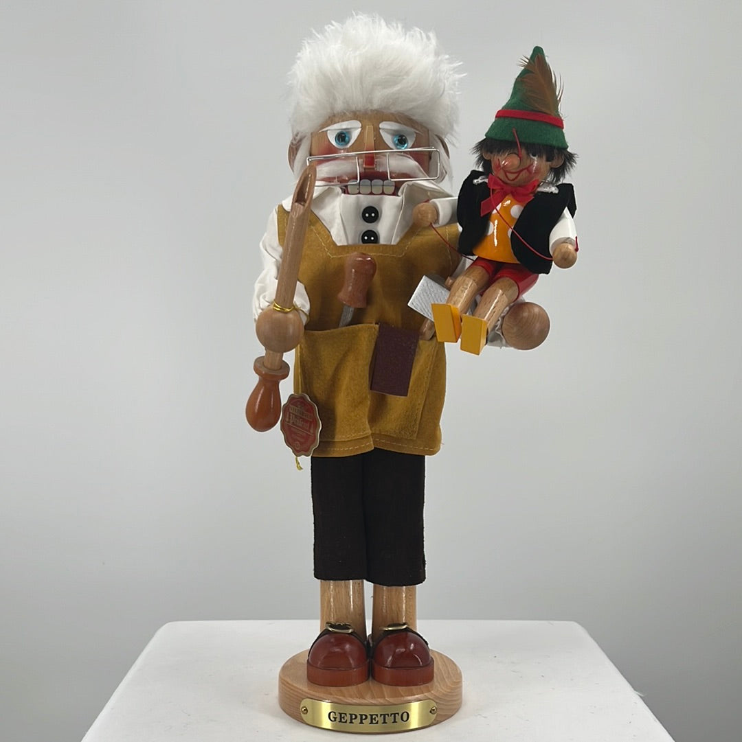 Steinbach Limited Edition Gepetto Nutcracker, front view.