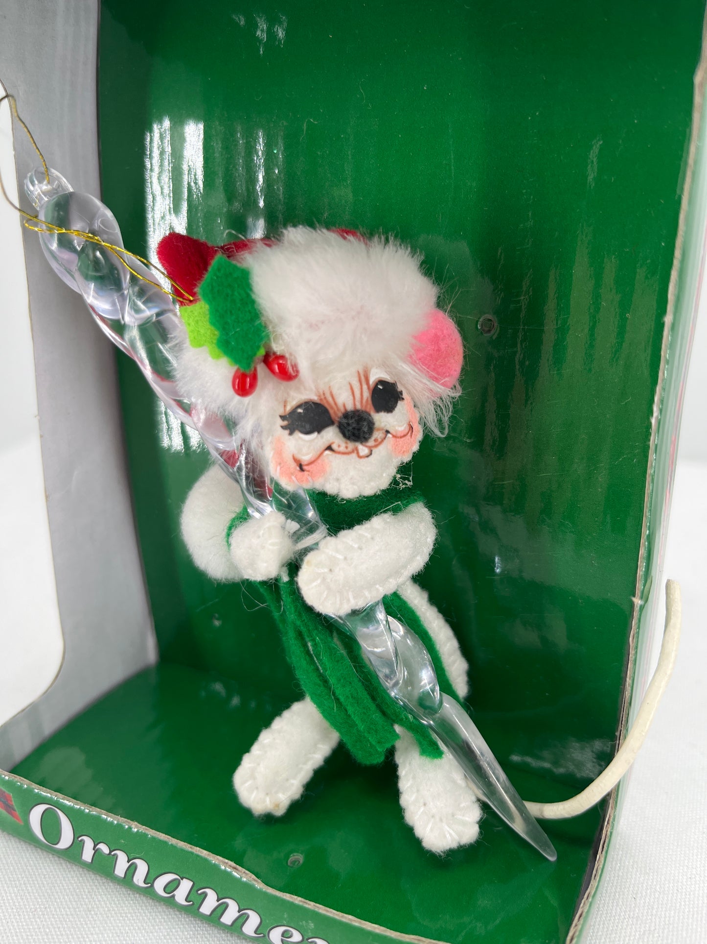 Icicle Mouse Annalee Doll Ornament 3”