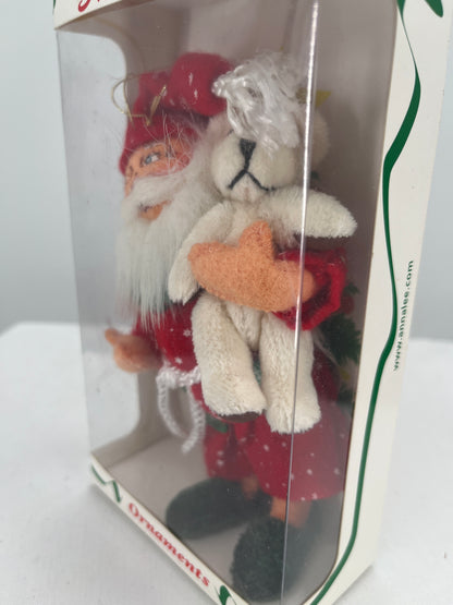 PJ Santa Claus Annalee Doll Ornament 5”