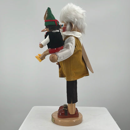 Steinbach Limited Edition Gepetto Nutcracker, side view.