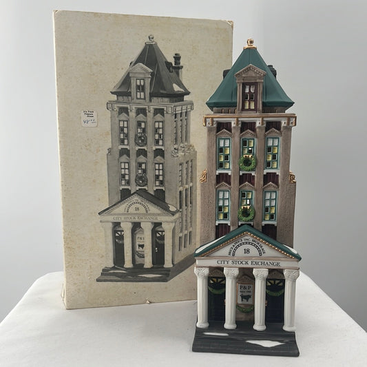 BROKERAGE HOUSE #58815 DEPT 56 Christmas in the City - Broughton Traditions