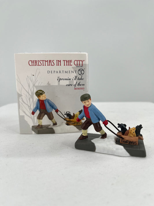 Dept 56- Christmas in the City Santa's Reindeer Petting Stable