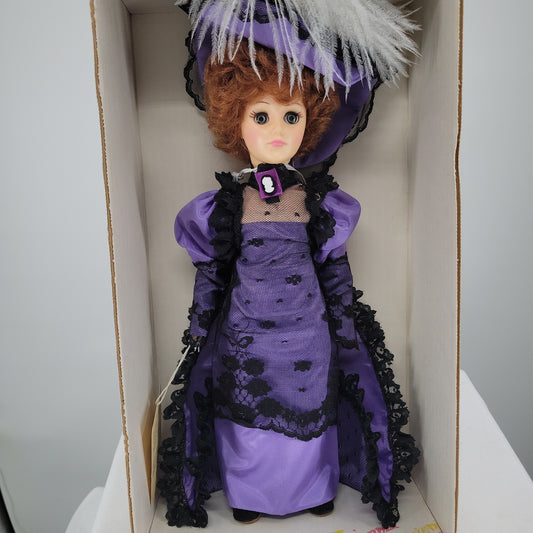 Lillian Russell 1980s Effanbee Doll, front view.