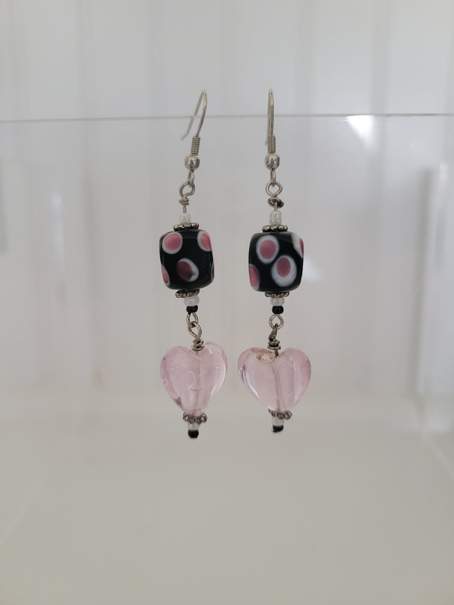 Heart Earrings - Handmade