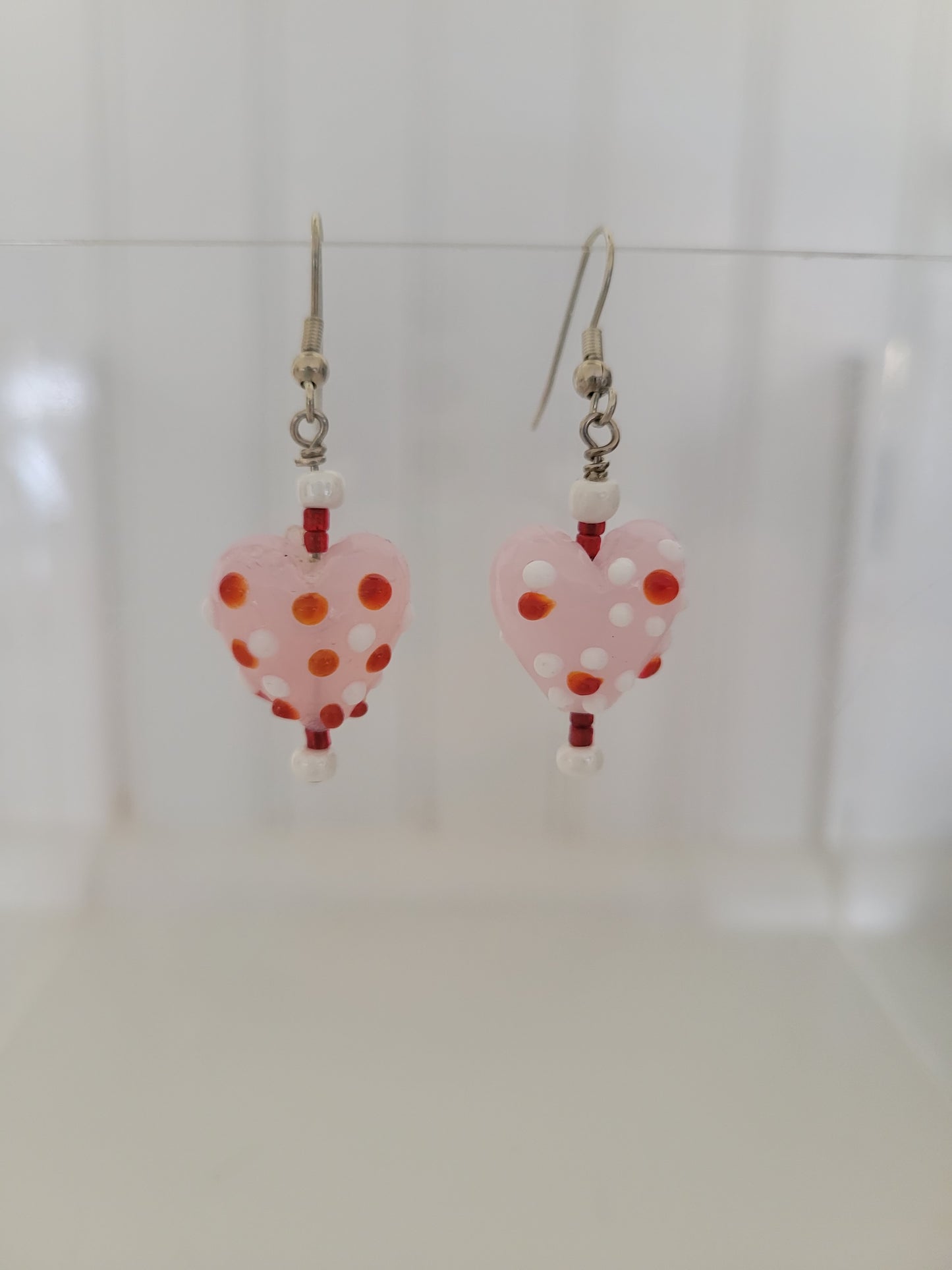 Heart Earrings - Handmade