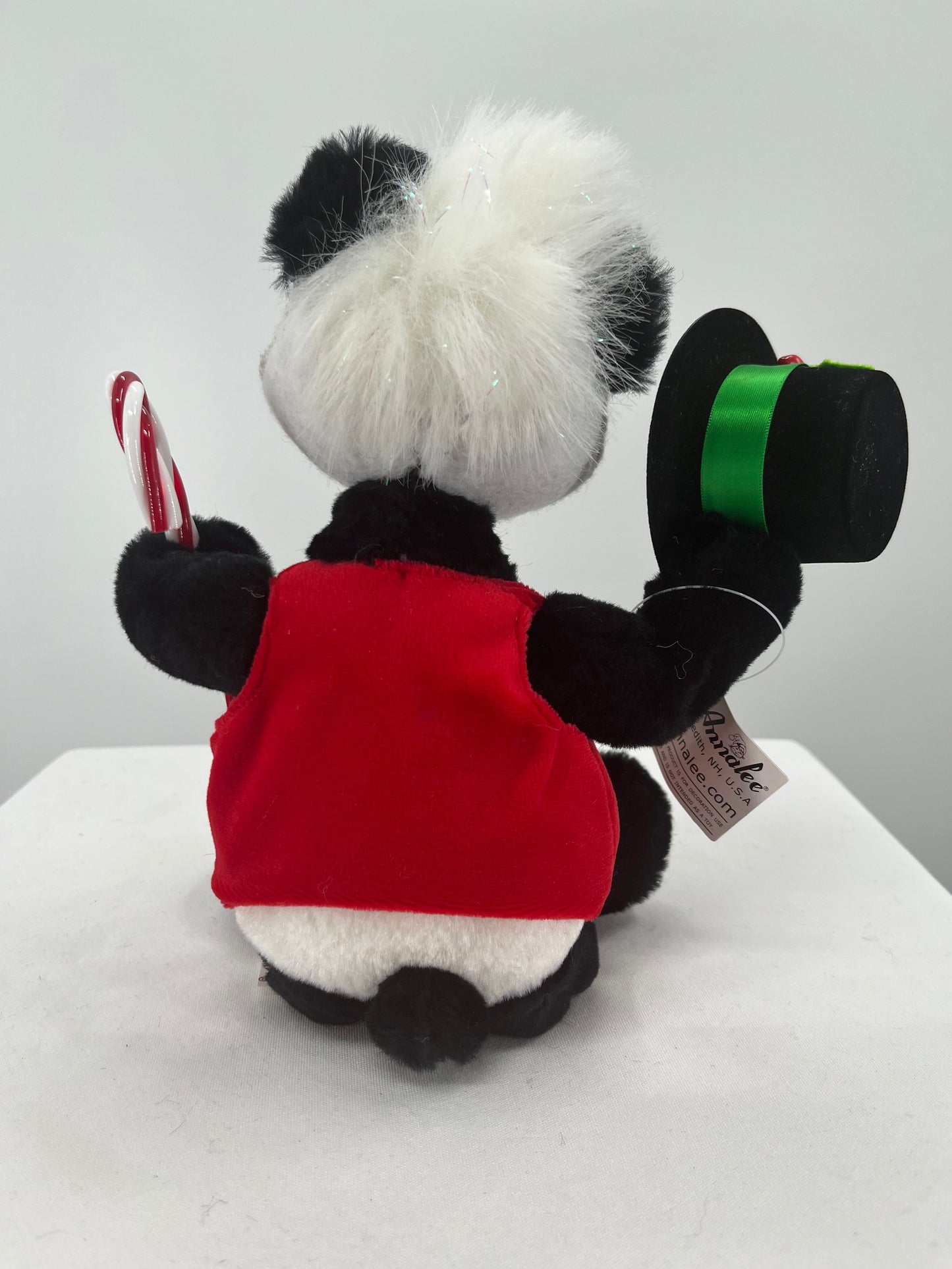 Christmas Panda Bear Annalee Doll