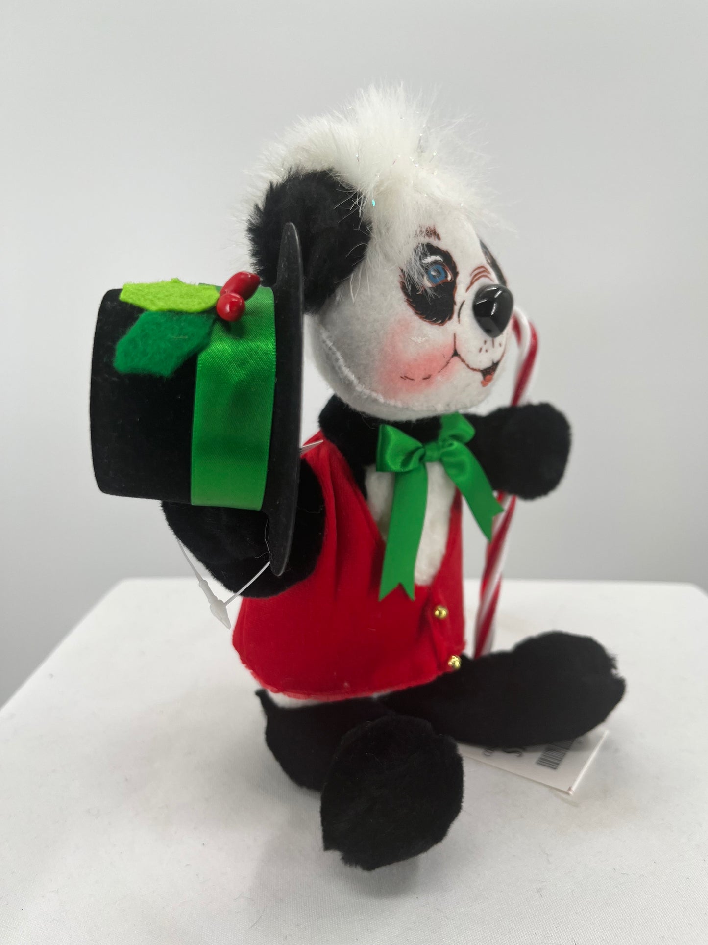 Christmas Panda Bear Annalee Doll