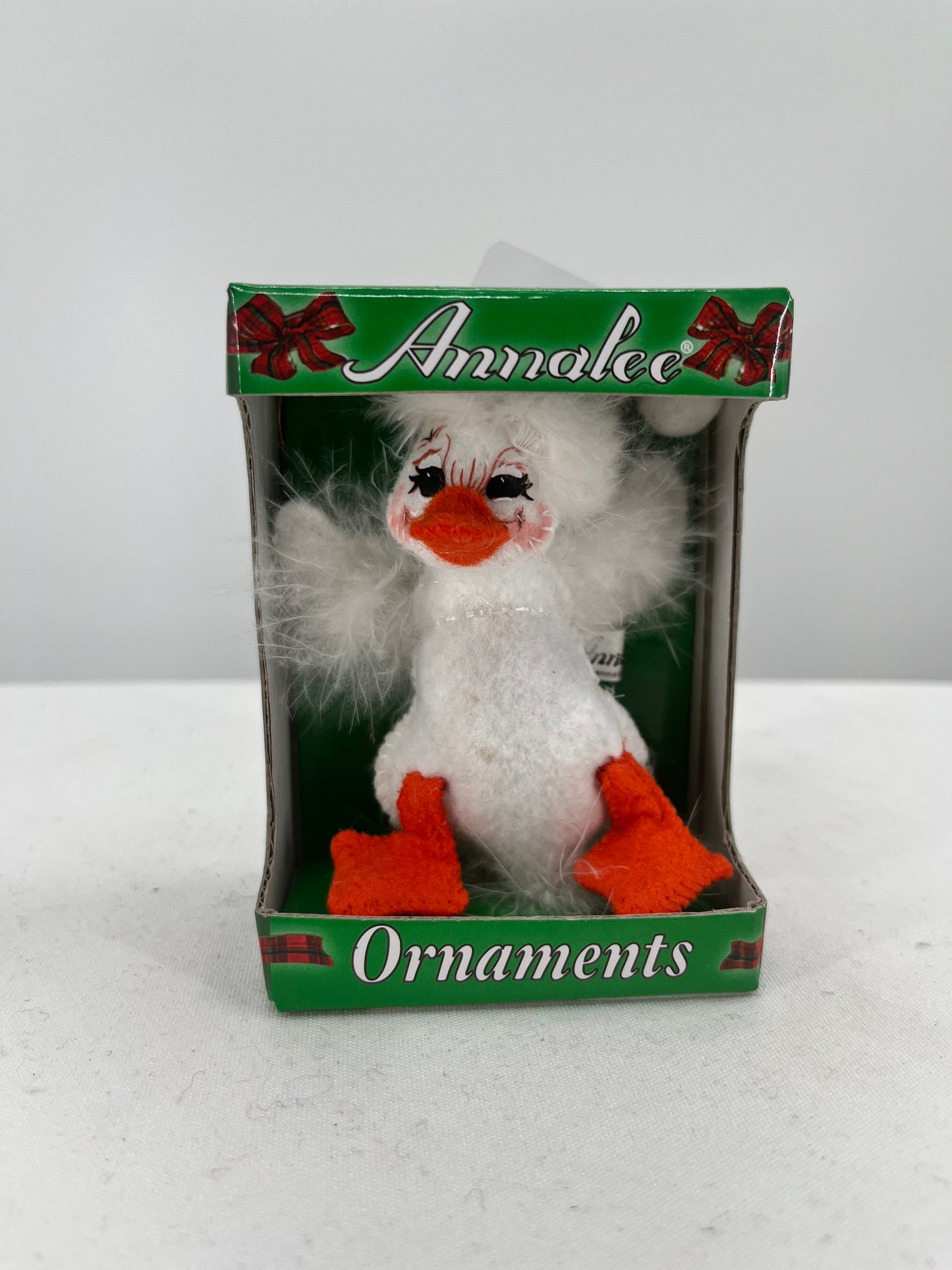 Ducky Christmas Ornament Annalee Doll 3”