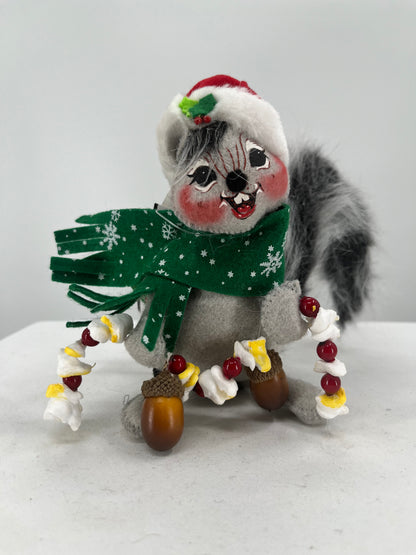 Nuts About Christmas Squirrel Annalee Doll